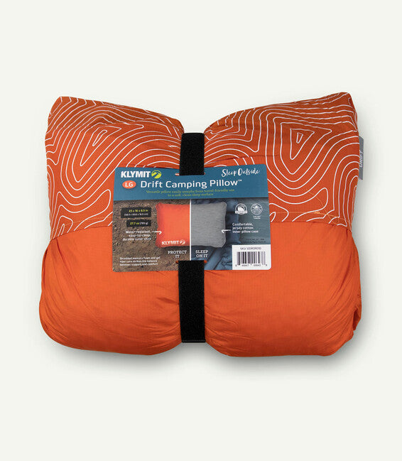 Klymit Drift Pillow putni jastuk LARGE, narančasti