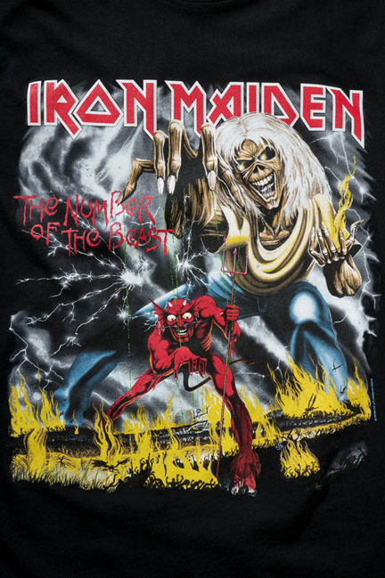 Brandit Iron Maiden majica Number of the Beast II, crna