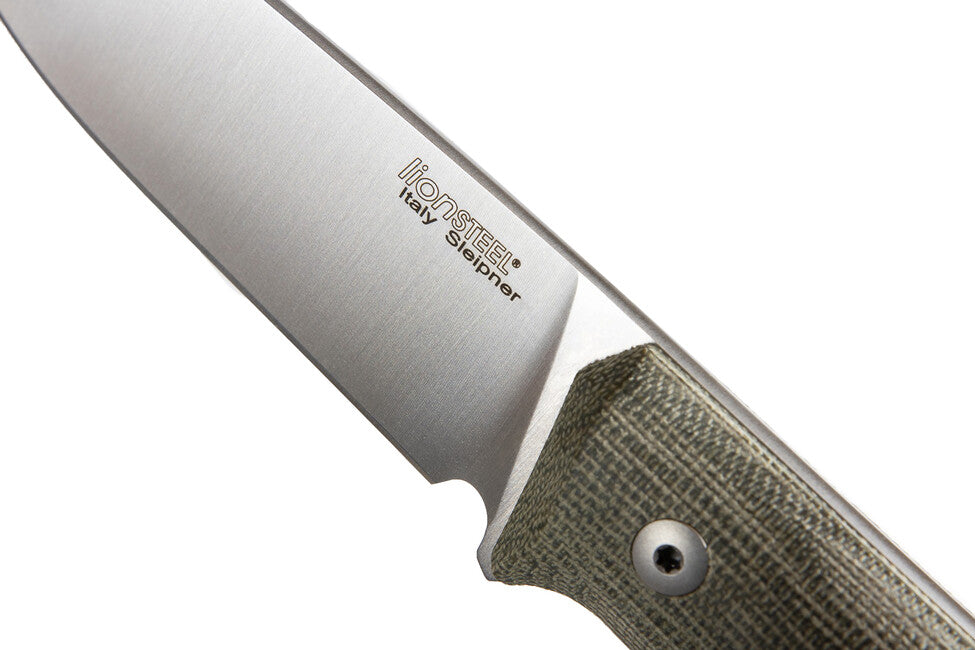 Lionsteel B35 CVG nož bushcraft s fiksnom oštricom od čelika Sleipner tipa