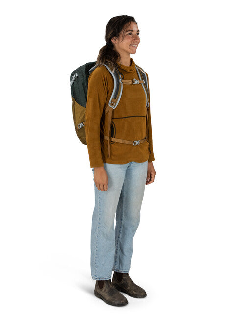OSPREY NEBULA gradski ruksak, green tunnel/brindle brown