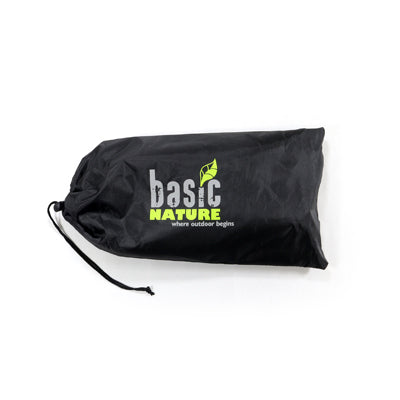 BasicNature Compact 2.0 sklapajuća stolica, crna / narančasta