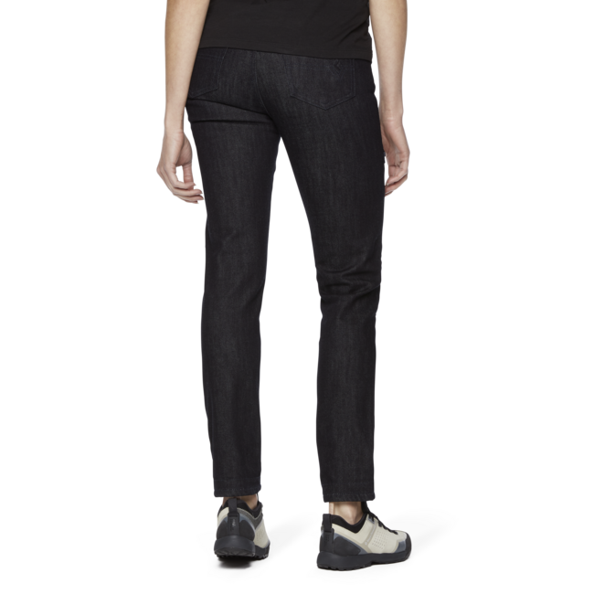 Black Diamond Mission Wool Denim ženske traper hlače, dark indigo rinse