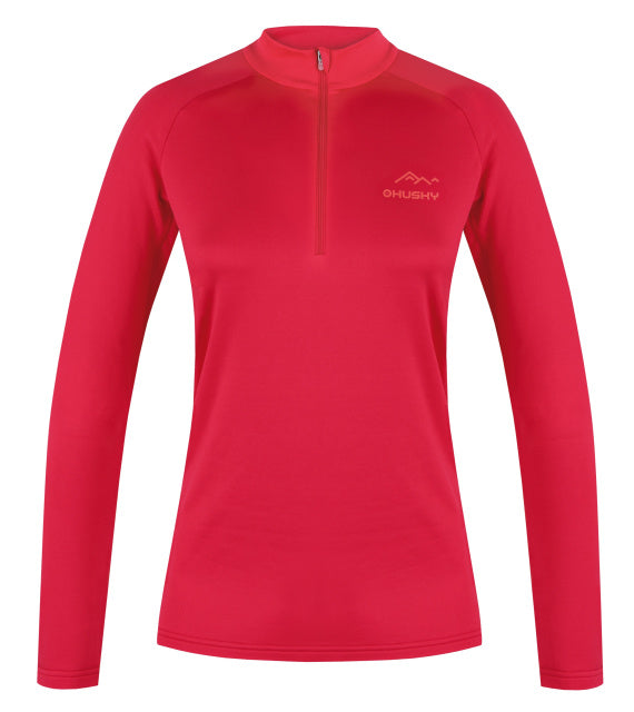 HUSKY Active Winter Termo rublje majica dl TROMI ZIPS, ružičasta, L