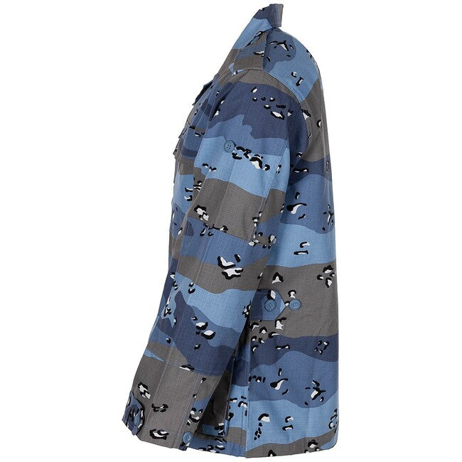 MFH BDU američka poljska jakna Rip stop, chocolate chip blue camo