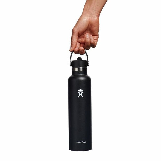 Hydro Flask Standard Mouth Flex Cap termoboca 24 OZ 710 ml, crna