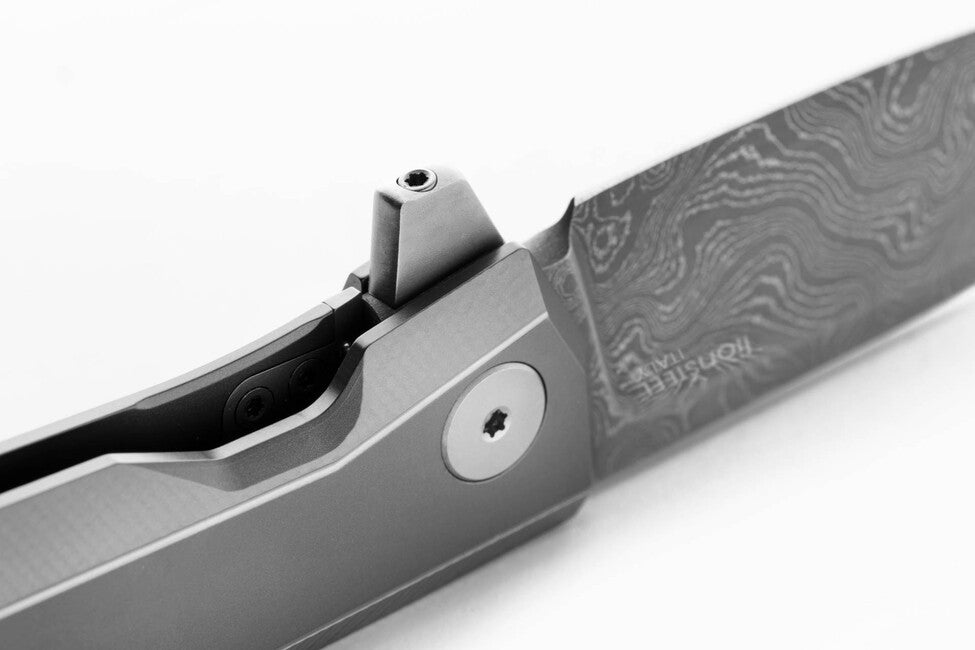 Lionsteel MYTO MT01D luksuzni džepni nož s ručkom od masivnog titanija, GY