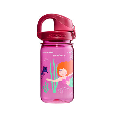 Nalgene Grip-n-Gulp Sustain dječja boca za vodu, pink mermaid, 0,35 L