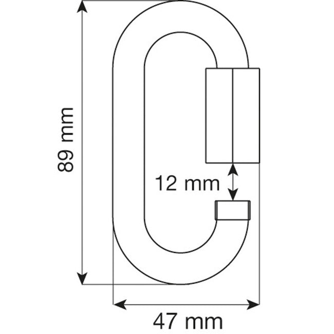 CAMP Oval Quick Link set 5 kom brzih karika 10 mm
