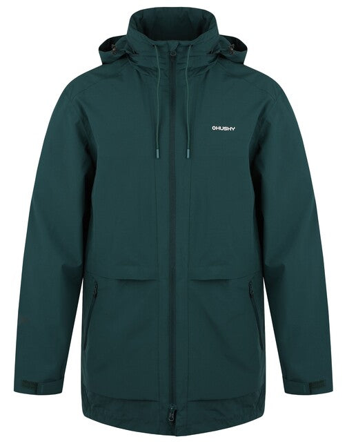 HUSKY Nevr M hardshell kaput muški, tamnozeleni
