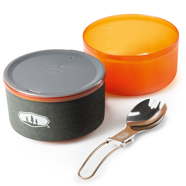 GSI Outdoors Halulite Soloist kompaktan set posuđa za jednu osobu 1.1 l