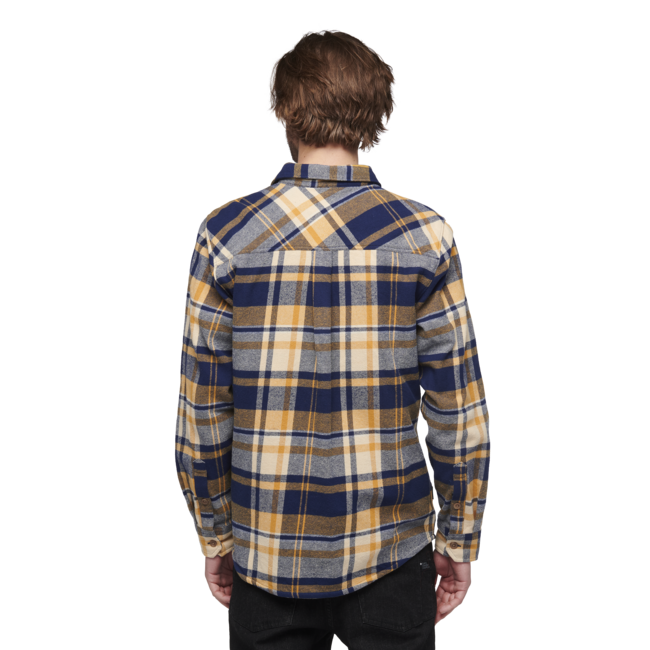 Black Diamond Project Flannel flanelska košulja muška, indigo-gold plaid