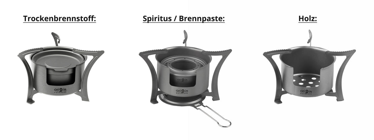 Origin Outdoors Stove Combo titanijsko kombinirano kuhalo