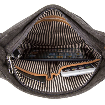 Travelon Heritage Hobo torba protiv krađe, siva