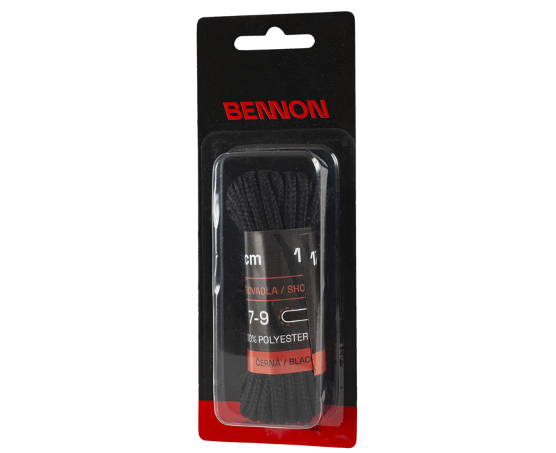 BENNON Laces Black Box vezice za cipele 170 cm