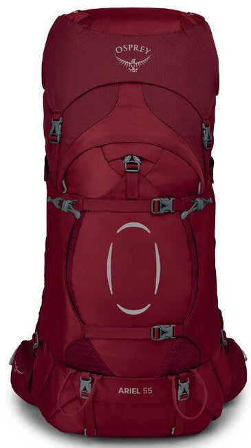 OSPREY ARIEL 55 II turistički ruksak, claret red