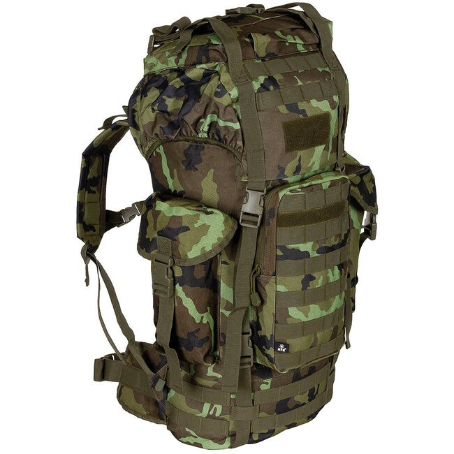 MFH MOLLE 65L ruksak, aluminijska šipka, M95 CZ camo
