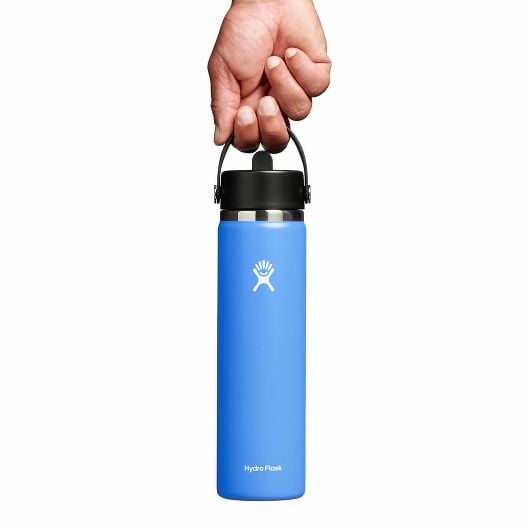 Hydro Flask Wide Mouth termoboca s nastavkom Flex Straw Cap 710 ml široka 24 OZ, cascade