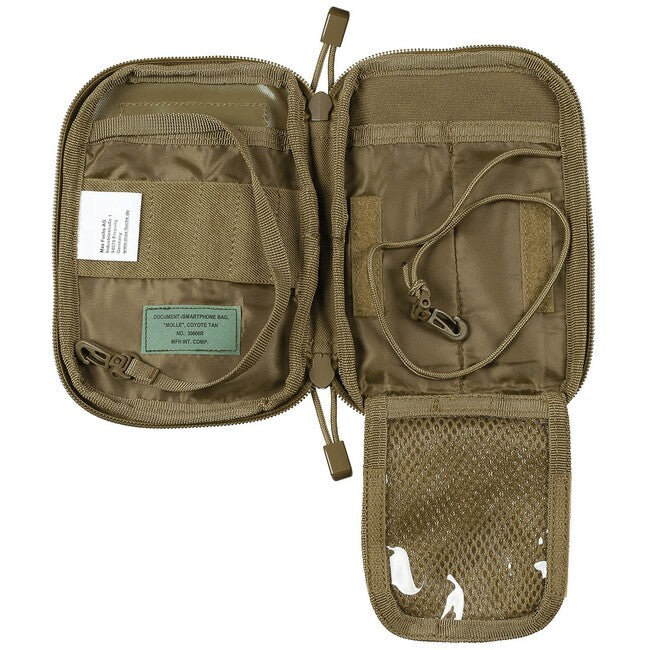 MFH MOLLE torba za dokumente/pametni telefon, coyote tan