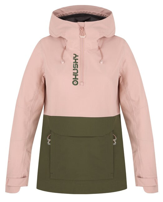 HUSKY Nabbi outdoor jakna ženska, svijetloružičasta/khaki