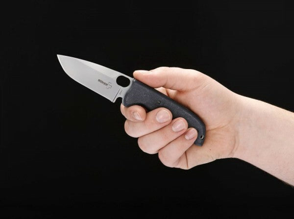 BÖKER® Amsterdam džepni nož 8,5 cm, crni, G10