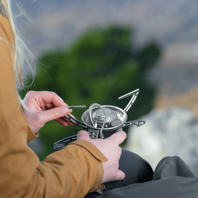 PRIMUS EasyFuel II plinsko kamping kuhalo Piezo