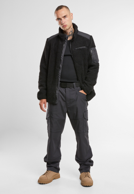 Brandit Ramble flis jakna muška Teddyfleece, crna