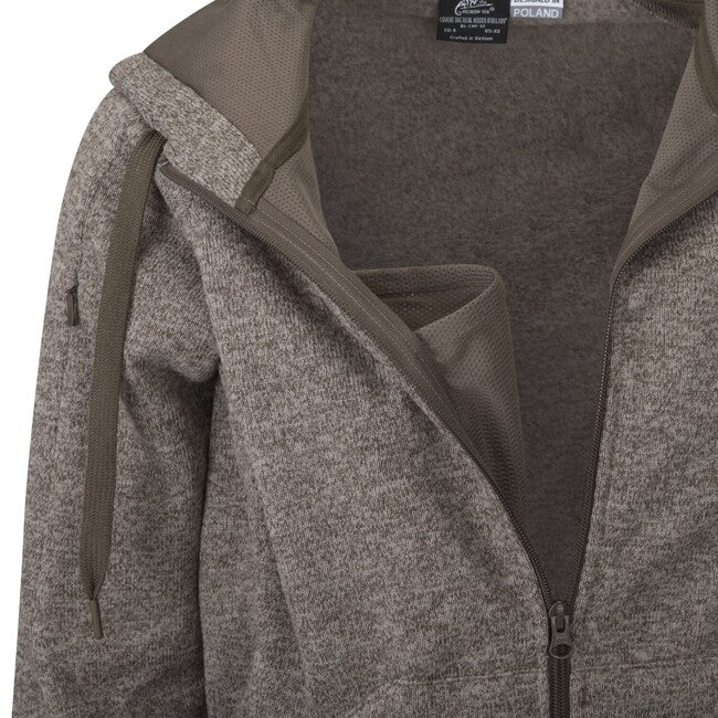Helikon-Tex Covert taktički pulover s kapuljačom (FullZip), Melange Blue