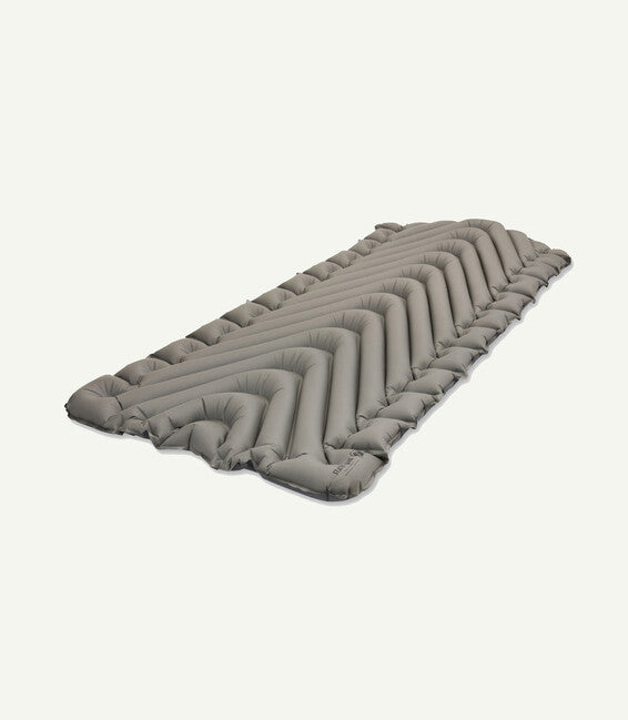 Klymit Static V Luxe podloga za spavanje na napuhavanje XL, stone grey