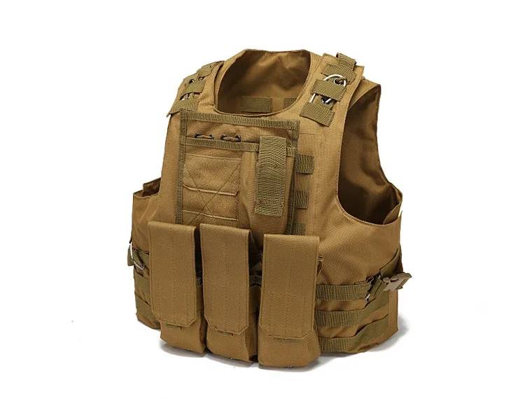 DRAGOWA Heavy Duty prsluk vojni, Coyote
