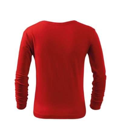 Malfini Fit-T LS dječja majica s dugim rukavom, crvena