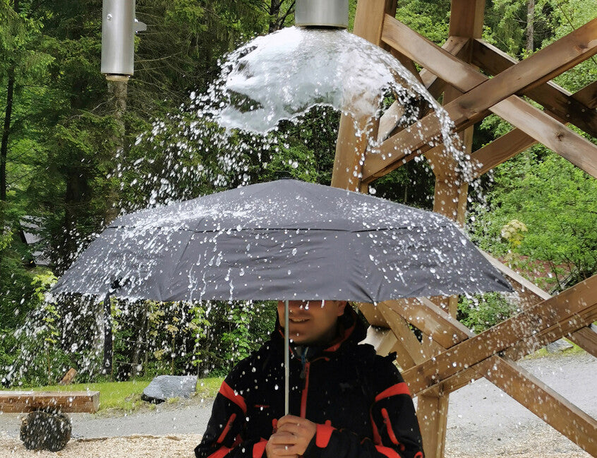 Origin Outdoors Wind-Trek otporan na vjetar kompaktan kišobran sa staklenim vlaknima i teflonskim slojem šipkama od staklenih vlakana, L, crni