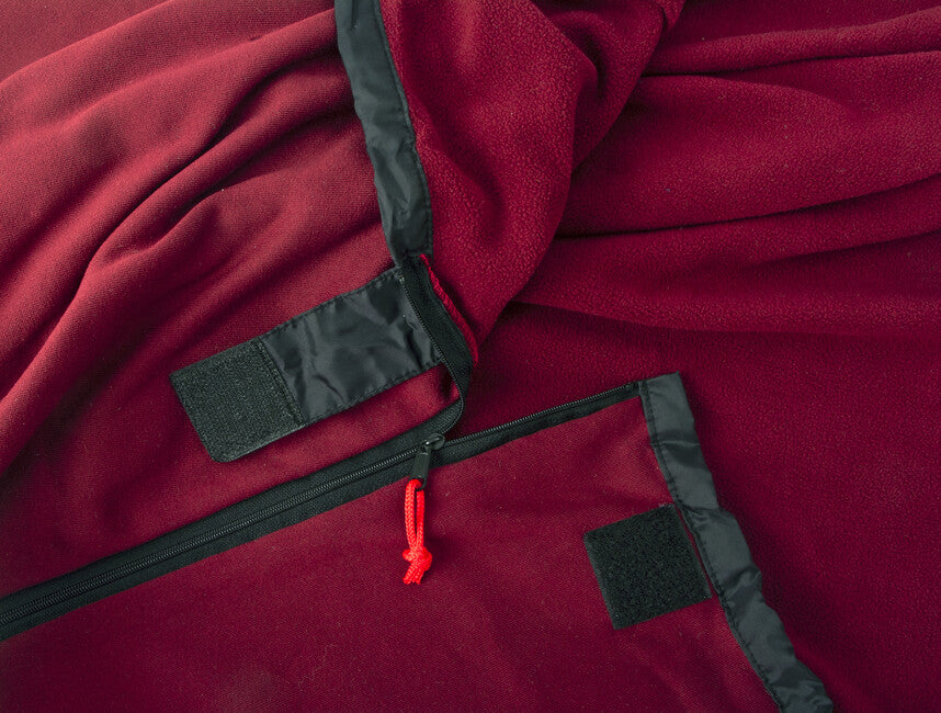 Origin Outdoors Microfleece uložak za vreću za spavanje mumijski oblik, bordo