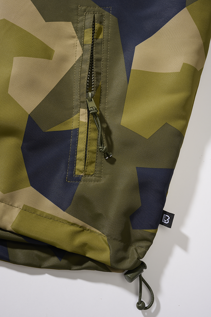 Brandit Frontzip Windbreaker jakna, swedish camo