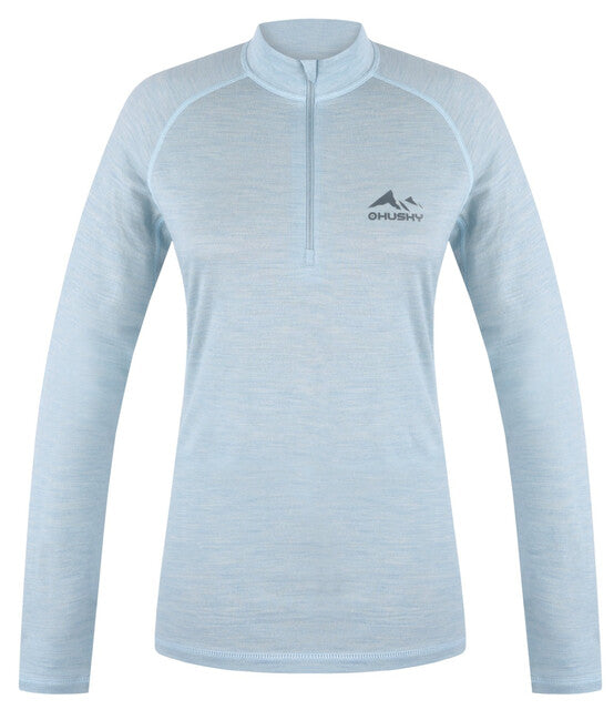 HUSKY Merino majica DL Merow termo rublje zatvarač, faded mint, L