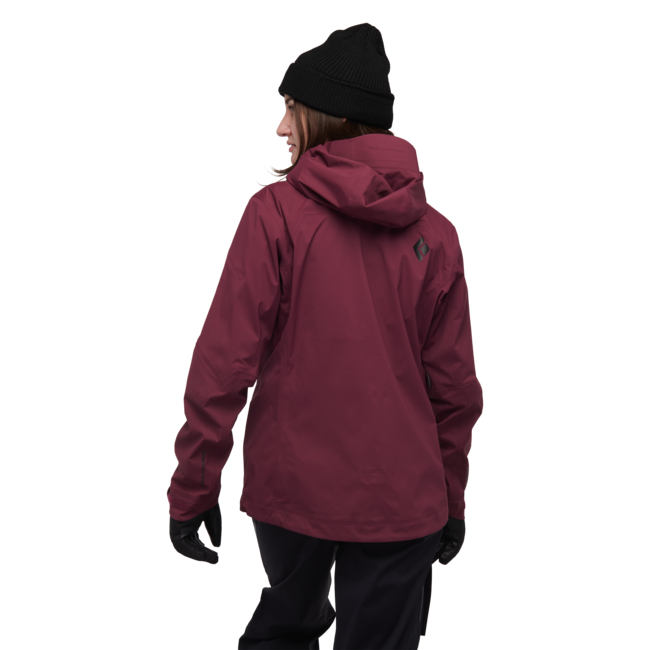 Black Diamond Recon Lt Stretch Shell skijaška jakna ženska, blackberry