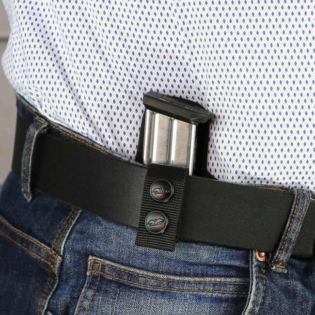 Falco F704 nylonska futrola za skriveno nošenje okvira kompatibilna sa spremnicima Glock 19, crna lijeva