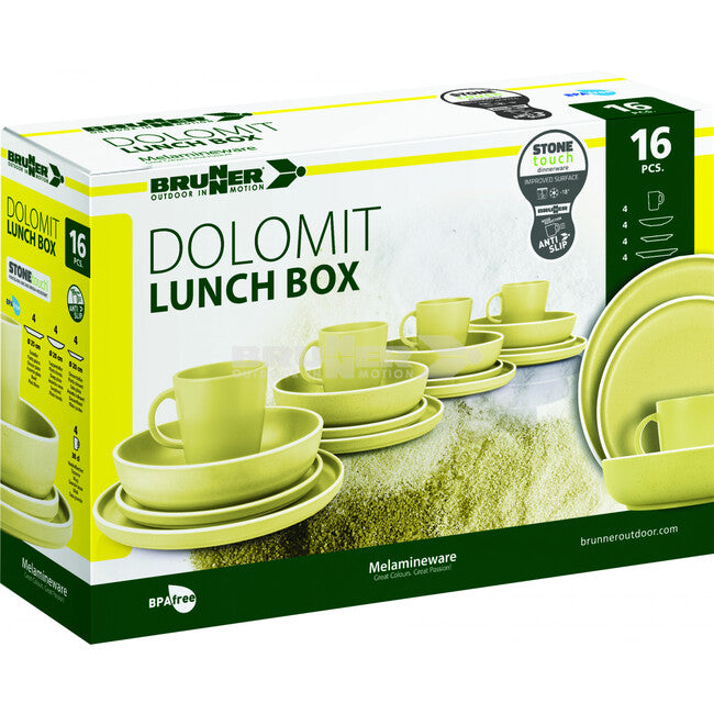 Brunner Lunch Box Dolomit kamping posuđe Set, žuti