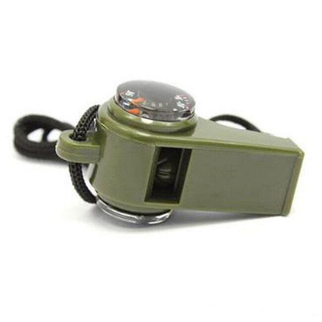 Origin Outdoors 3 in 1 Survival pištaljka, maslinasto zelena