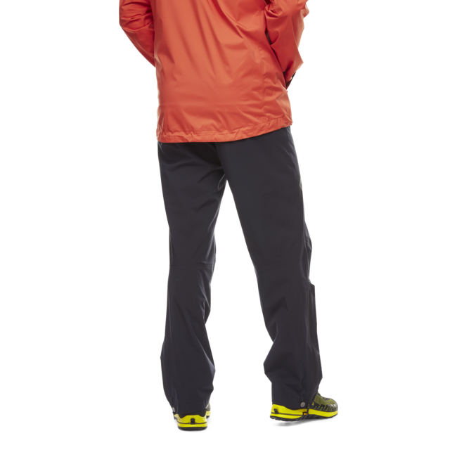 Black Diamond Stormline Stretch nepromočive muške hlače, crne