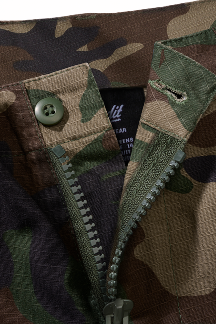 Brandit BDU Ripstop kratke hlače dječje, woodland