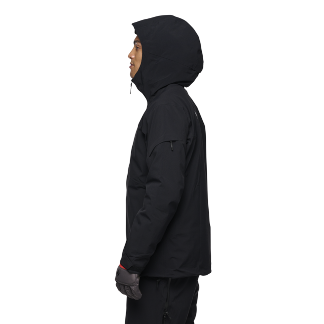 Black Diamond Recon Insulated Shell nepromočiva muška jakna, crna