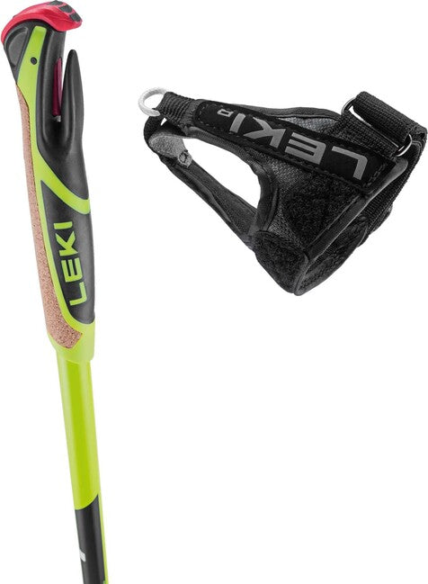 LEKI CC 450 štapovi za skijaško trčanje, neonsko žuta/crno-bijela