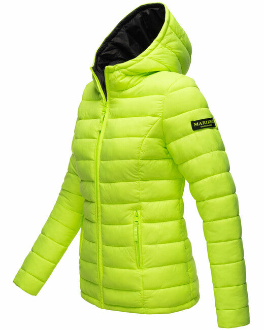 Marikoo Lucy ženska prijelazna jakna s kapuljačom, Neon green