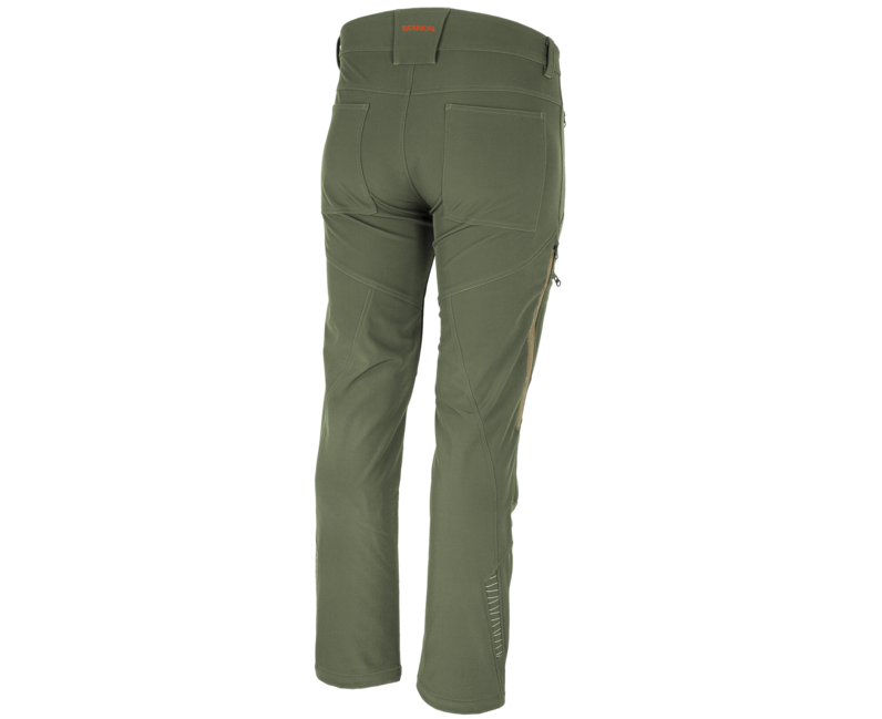 BENNON FORCE softshell hlače, zelene/pješčane