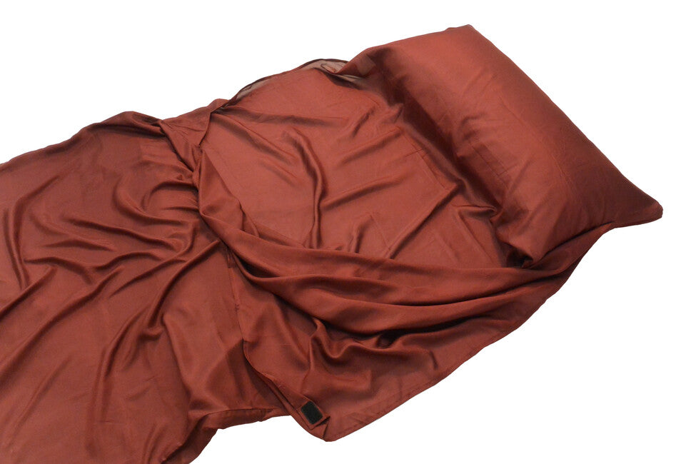 Origin Outdoors Silk pravokutni uložak za vreću za spavanje, bordo