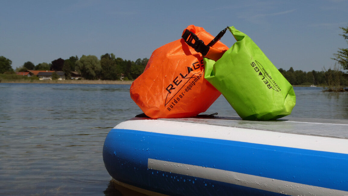 BasicNature 210T lagani vodootporni ruksak 5 l, narančasti
