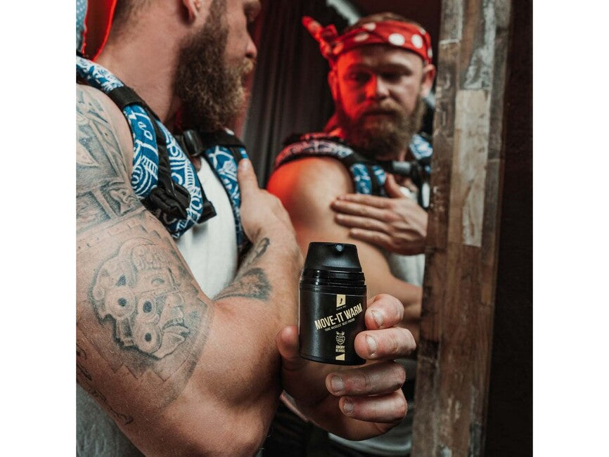 Angry Beards Usain Hot sportski zagrijavajući gel, 50 ml