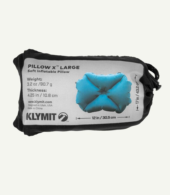 Klymit X jastuk, plav, veliki