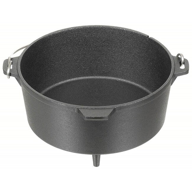 Fox Outdoor Holandska pećnica lonac na vatri od lijevanog željeza, cca 3,8 l