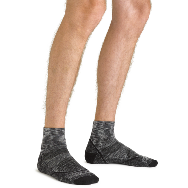 Darn Tough Light Hiker 1/4 Lightweight planinarske čarape s amortizacijom, Space Gray